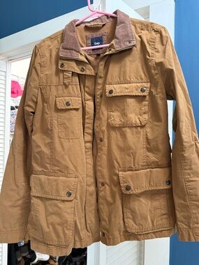 GAP Women’s Brown Corduroy-Trim Field Jacket